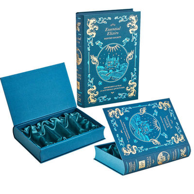 Scatole di cartone a forma di libro decorativo a chiusura magnetica per esigenze specifiche del cliente