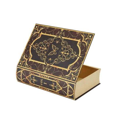 Scatole di cartone a forma di libro decorativo a chiusura magnetica per esigenze specifiche del cliente