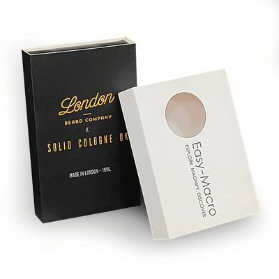 Scatola regalo in carta nera e bianca personalizzata Scatola per fiammiferi personalizzata