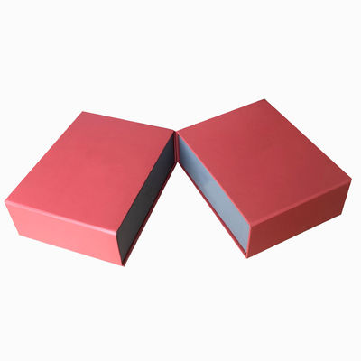 Cartone rosso carta vuota orologio da polso scatola regalo imballaggio personalizzato