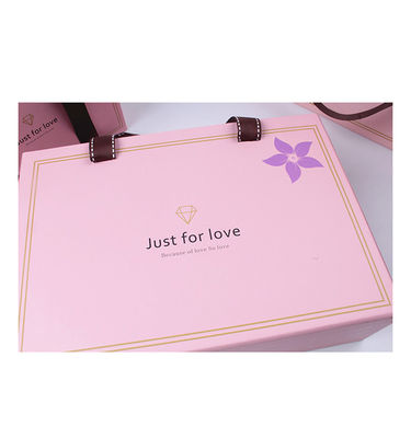 Dimensioni personalizzate Piccolo cassetto confezionamento scatola sacchetti regalo di carta con maniglie a nastro