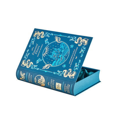 Scatola regalo a chiusura magnetica d'epoca su misura Imballaggio Carta rigida Scatola di libri falsi