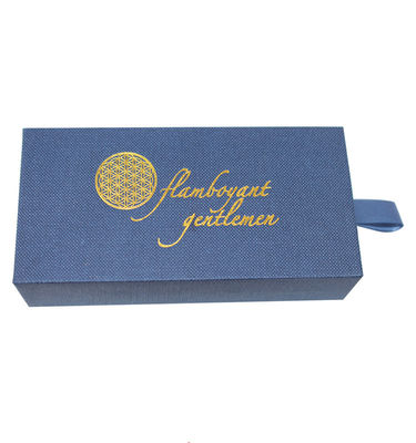 Scatola di imballaggio rigido a cassetto con inserto di schiuma Scatola di imballaggio per gioielli di lusso