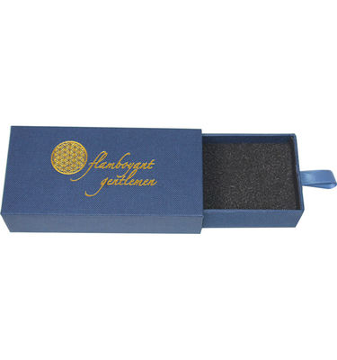 Scatola di imballaggio rigido a cassetto con inserto di schiuma Scatola di imballaggio per gioielli di lusso