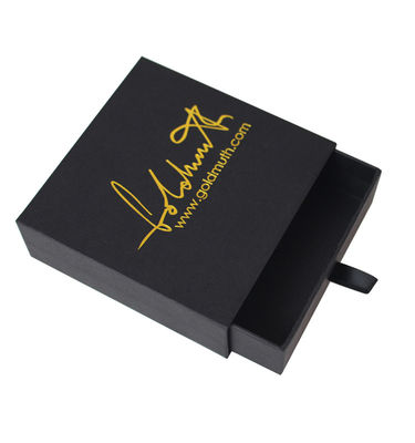 Scatola di imballaggio rigido a cassetto con inserto di schiuma Scatola di imballaggio per gioielli di lusso
