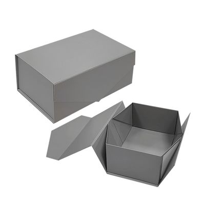 Ordine personalizzato Colore personalizzato Dimensione Grigio Cartone pieghevole Cartone con coperchio magnetico