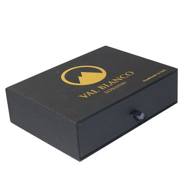 Scatola di imballaggio rigido a cassetto con inserto di schiuma Scatola di imballaggio per gioielli di lusso