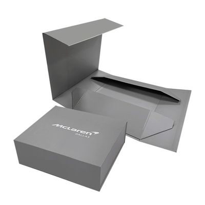Ordine personalizzato Colore personalizzato Dimensione Grigio Cartone pieghevole Cartone con coperchio magnetico