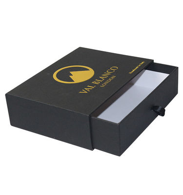 Scatola di imballaggio rigido a cassetto con inserto di schiuma Scatola di imballaggio per gioielli di lusso