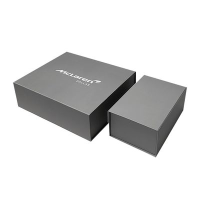 Ordine personalizzato Colore personalizzato Dimensione Grigio Cartone pieghevole Cartone con coperchio magnetico