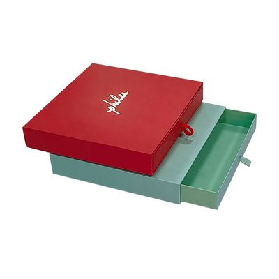 Cartone di lusso Portafoglio confezionamento Scatola cassetto carta scatola regalo confezionamento logo personalizzato