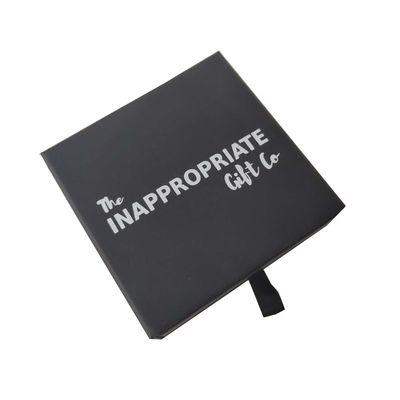 Matte Black Paper Gift Package Box Custom For Jewelry Orologio Occhiali