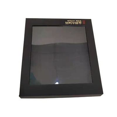 Scatola di imballaggio in carta trasparente per regali su misura Scatola di cartone con coperchio magnetico