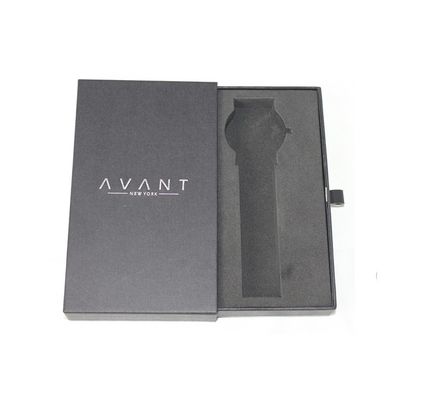Protezione dell'ambiente Matte laminato cartone scatola regalo nera dura per telaio fotografico