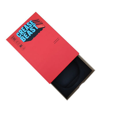 Set regalo con scatola magnetica rossa riciclabile CMYK/PANTONE