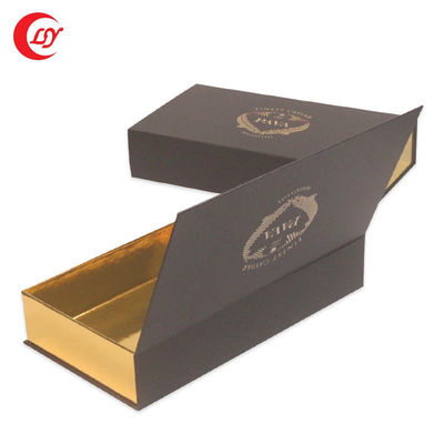 Imballaggio in oro Caviale nero rosso Settile regalo in barattolo di latta con imballaggio in cartone e manica