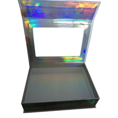 Effetto olografico magnetico Blush Packaging Lash Box con Window Custom Logo HOLO