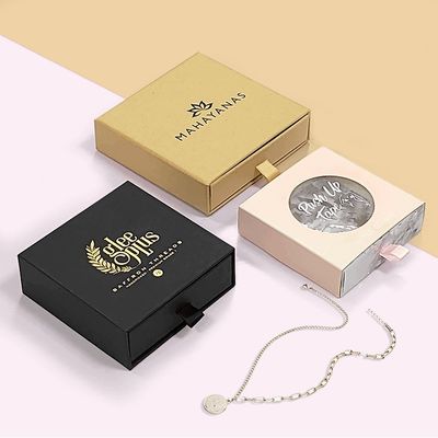 Scatola di imballaggio per gioielli per bracciali braccialetti orecchini collane anello accettabile ODM OEM