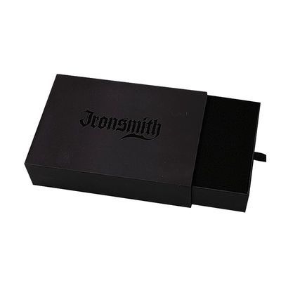 ISO9001 Qualificate Matte Black Collar Box per imballaggi personalizzati CMYK/PANTONE