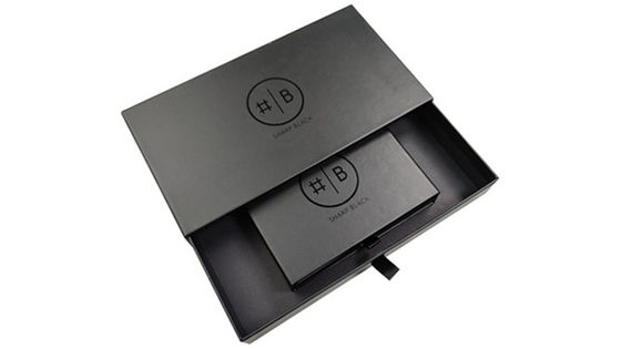 ISO9001 Qualificate Matte Black Collar Box per imballaggi personalizzati CMYK/PANTONE