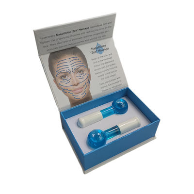 Scatole di carta rigida di cartone personalizzate per massaggi facciali per la cura della pelle