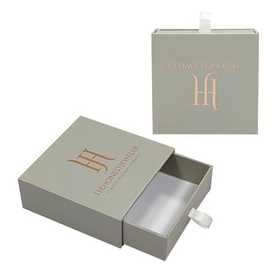 CMYK Piccolo cassetto a cassetti a diapositivi Imballaggio Cassetto a diapositivi a carta rustica Hard Gioielli Cassa regalo