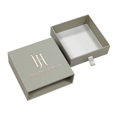 CMYK Piccolo cassetto a cassetti a diapositivi Imballaggio Cassetto a diapositivi a carta rustica Hard Gioielli Cassa regalo