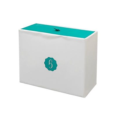 UV Finish Menta e bianco rigido palloni di ghiaccio di cartone per massaggio facciale set regalo rulli