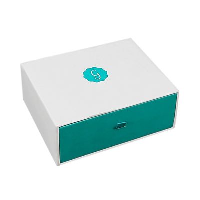 UV Finish Menta e bianco rigido palloni di ghiaccio di cartone per massaggio facciale set regalo rulli