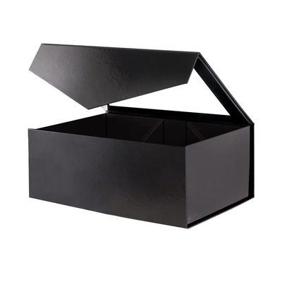 Flip Top PVC carta da finestra confezionata in modo personalizzato Grande scatola regalo a chiusura magnetica con coperchio chiaro