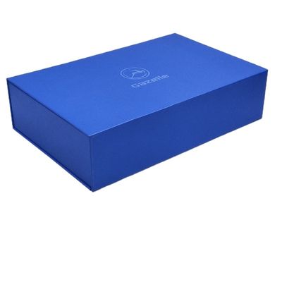 Custom Screen Printing Logo Plain Bianco Magnetico Folding Gift Box Per le vostre esigenze
