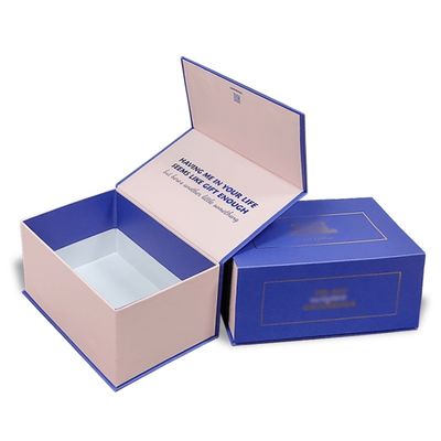 Custom Screen Printing Logo Plain Bianco Magnetico Folding Gift Box Per le vostre esigenze