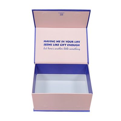 Custom Screen Printing Logo Plain Bianco Magnetico Folding Gift Box Per le vostre esigenze