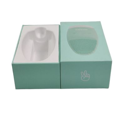 Moda spazzola per capelli di lusso scatola regalo nera set con schiuma EVA e carta d'oro stampa manipolazione
