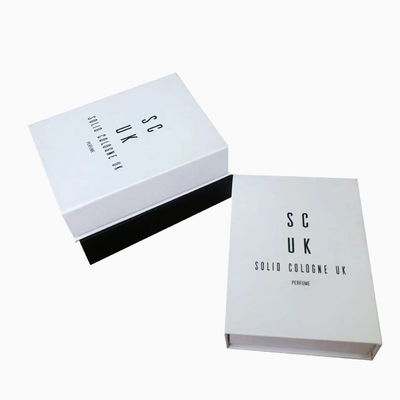 4C/UV/Lamination/Embossing/Stamping Finish Custom Magnetic Book Shape Box per profumi