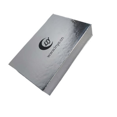 Cartone Avorio Bianco Argento Perla Magnetica Scatola Regalo Con Logo Imballaggio Personalizzato Stampa