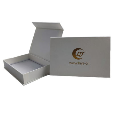 Cartone Avorio Bianco Argento Perla Magnetica Scatola Regalo Con Logo Imballaggio Personalizzato Stampa