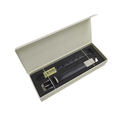 Semplice Elegante Custom Logo Stampa Black Watch Strap Box Imballaggio Cartone