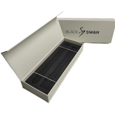 Semplice Elegante Custom Logo Stampa Black Watch Strap Box Imballaggio Cartone