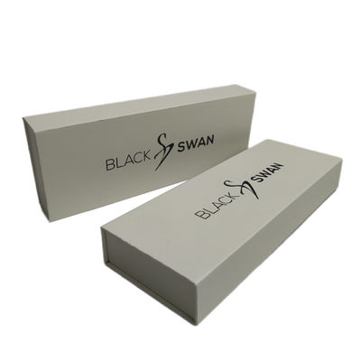 Semplice Elegante Custom Logo Stampa Black Watch Strap Box Imballaggio Cartone