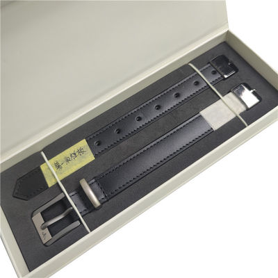 Semplice Elegante Custom Logo Stampa Black Watch Strap Box Imballaggio Cartone