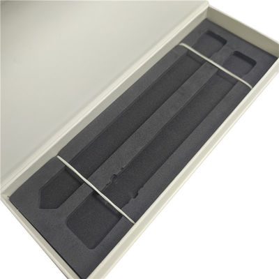 Semplice Elegante Custom Logo Stampa Black Watch Strap Box Imballaggio Cartone