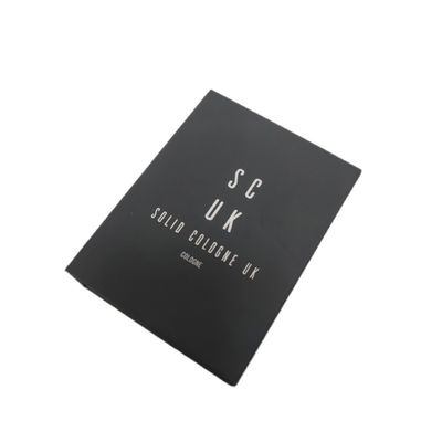 Scatola di latta e imballaggio personalizzata per profumi maschili di lusso nero e bianco
