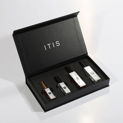 Ordine su misura Casella rigida di lusso Carta cosmetica con chiusura magnetica Imballaggio regalo per donne