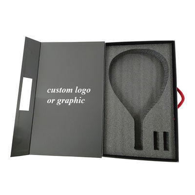 Scatola di imballaggio magnetico in cartone rigido per palla da ping pong, tennis da tavolo, racchetta da padel