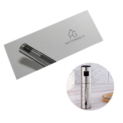 Imballaggio bottiglia di profumo spruzzatore carta rigida chiusura magnetica scatole regalo con inserti