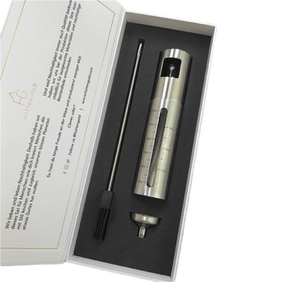 Imballaggio bottiglia di profumo spruzzatore carta rigida chiusura magnetica scatole regalo con inserti