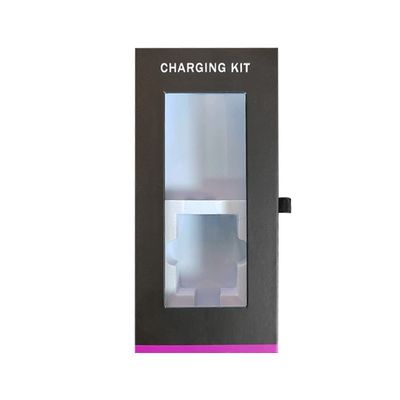 Casella regalo magnetica di lusso per la Power Bank Cable di caricabatterie con logo di stampa personalizzato