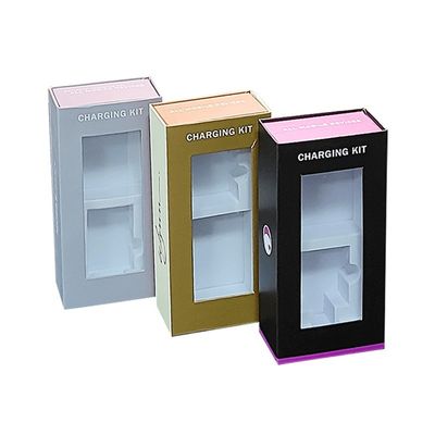 Casella regalo magnetica di lusso per la Power Bank Cable di caricabatterie con logo di stampa personalizzato