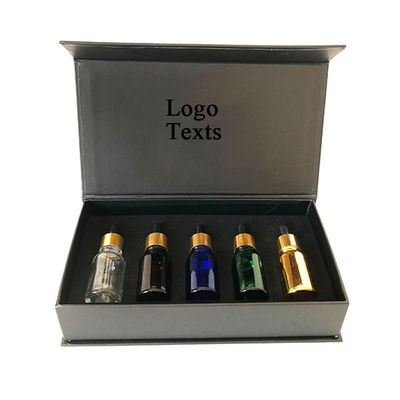 Riciclabile Custom Piccolo lotto Forma libro profumo bottiglia di vetro Cosmetici pacchetti regalo